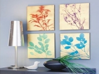 pinme Wall decoration with Silhouet Leaves